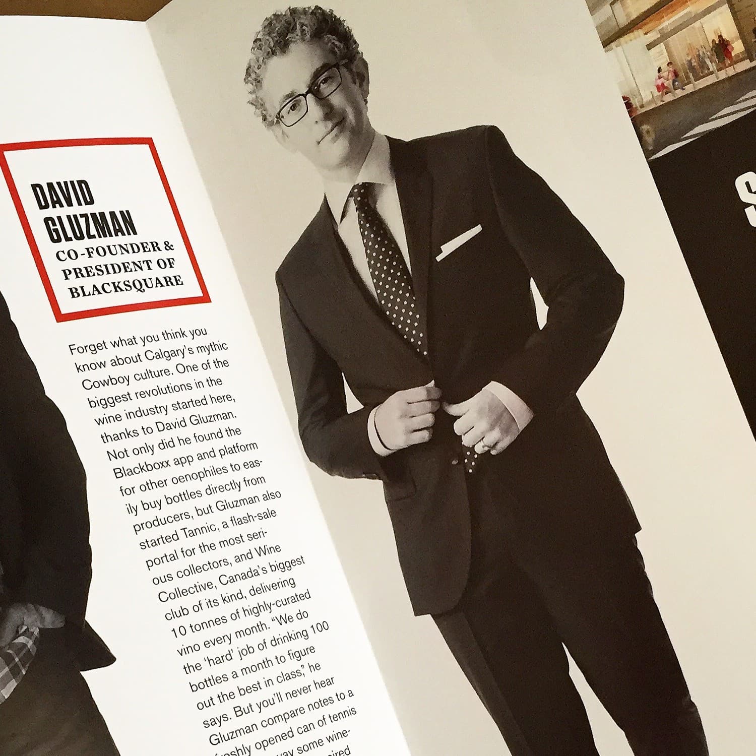 David Gluzman featured in Sharp Magazine as Co-Founder and President of BlackSquare